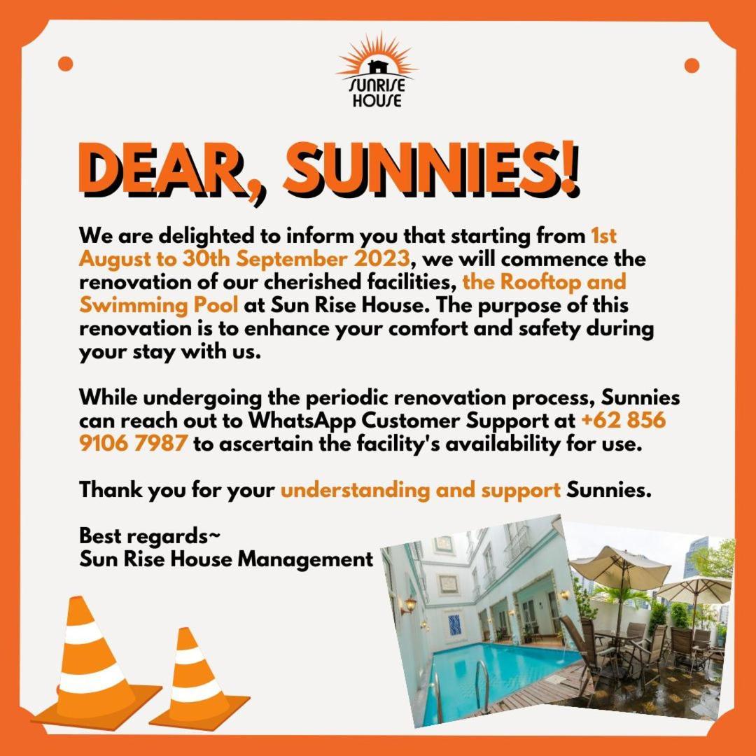Sun Rise House Hotel Jakarta Luaran gambar